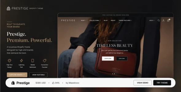 prestige shopify theme nulled