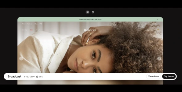 broadcast shopify theme nulled