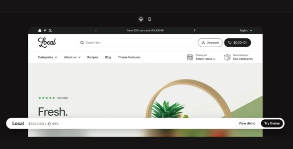 local shopify theme nulled free download