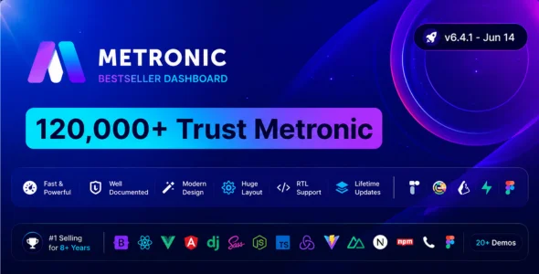metronic template nulled