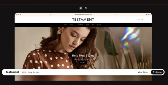 testament shopify theme free download