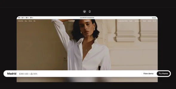 madrid shopify theme nulled free download