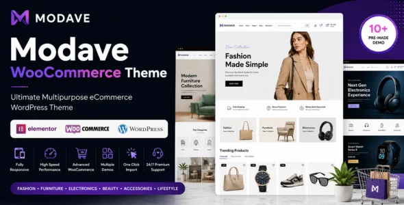 Modave Ultimate Multipurpose WooCommerce WordPress Theme nulled