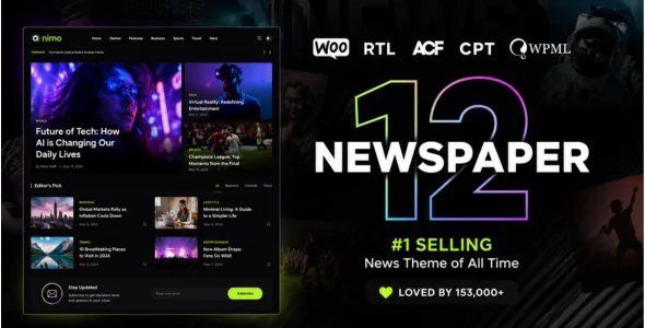 Newspaper - News & WooCommerce WordPress Theme nulled