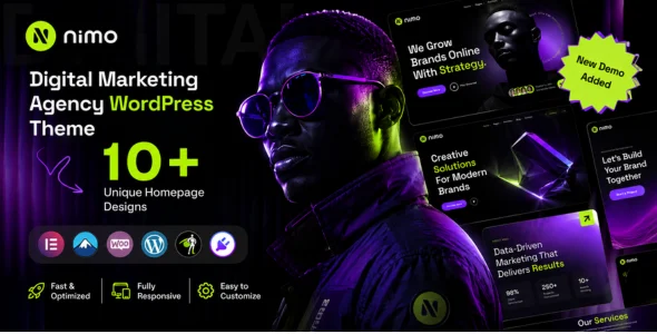 Nimo | Digital Marketing Agency WordPress nulled