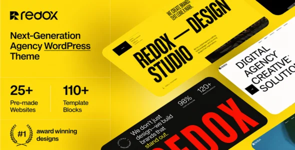 Redox - Creative Agency Portfolio WordPress Theme nulled