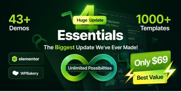 essentials theme nulled