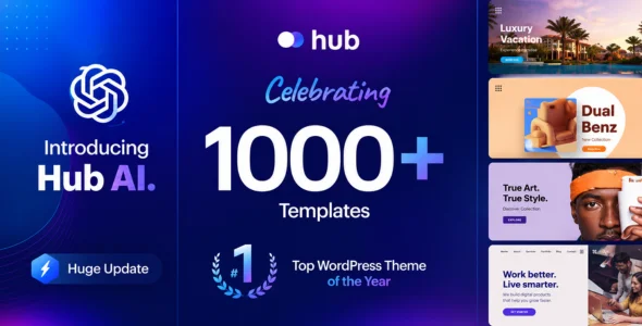 hub theme nulled