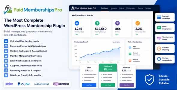 paid memberships pro nulled free download