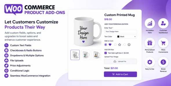WooCommerce Product Add-Ons nulled